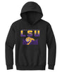 LSU Tigers Youth Hooded Sweatshirt - LSU Tiger Stadium Full Color Fade