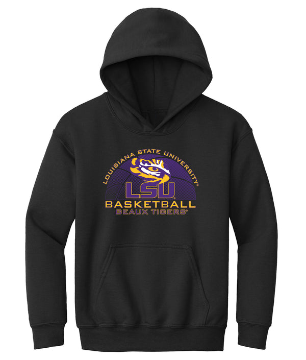 LSU Tigers Youth Hooded Sweatshirt - LSU Basketball Geaux Tigers