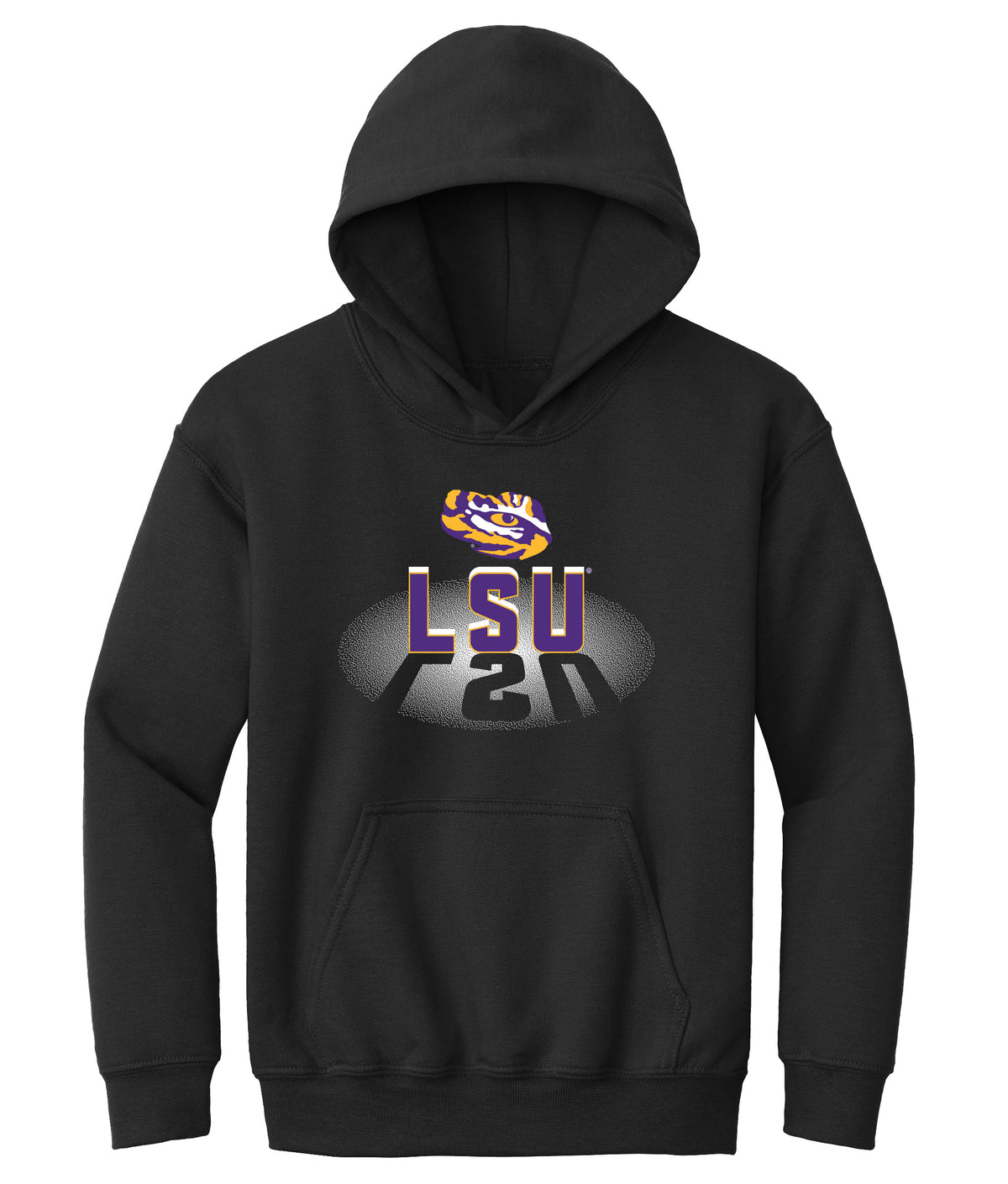 LSU Tigers Youth Hooded Sweatshirt - Spotlight and Shadow LSU