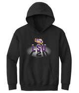 LSU Tigers Youth Hooded Sweatshirt - Spotlight and Shadow LSU