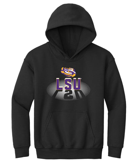 LSU Tigers Youth Hooded Sweatshirt - Spotlight and Shadow LSU