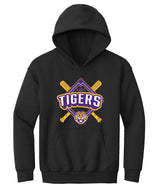 LSU Tigers Youth Hooded Sweatshirt - LSU Baseball Diamond