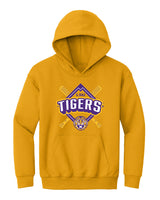 LSU Tigers Youth Hooded Sweatshirt - LSU Baseball Diamond