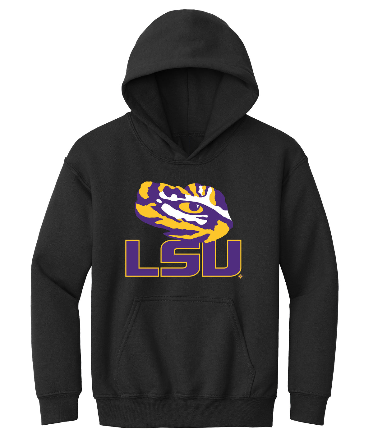LSU Tigers Youth Hooded Sweatshirt - Tiger Eye LSU