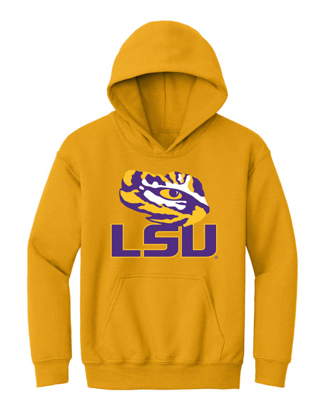 LSU Tigers Youth Hooded Sweatshirt - Tiger Eye LSU