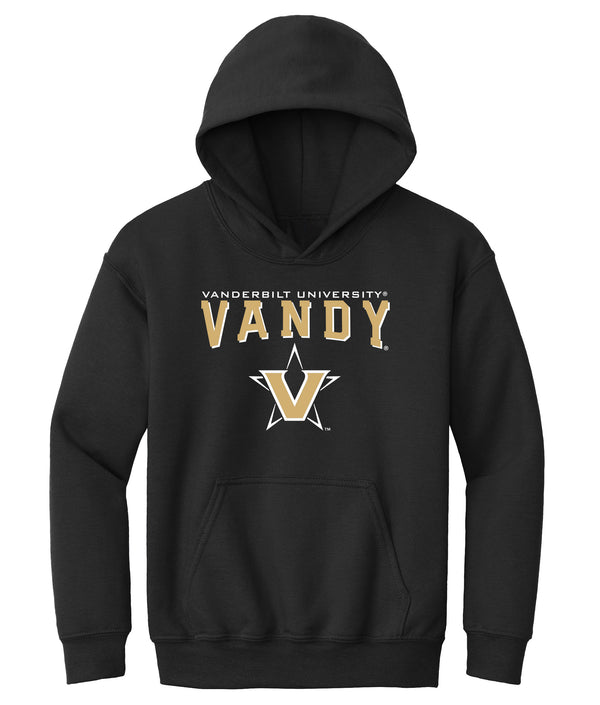 Vanderbilt Commodores Youth Hooded Sweatshirt - Vandy with Primary Logo