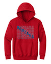 Gonzaga Bulldogs Youth Hooded Sweatshirt - Diagonal Echo Gonzaga