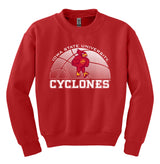Iowa State Cyclones Youth Crewneck Sweatshirt - Iowa State Basketball with Cy