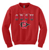 San Diego State Aztecs Youth Crewneck Sweatshirt - SDSU Full Color Fade Aztecs Logo