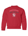 South Dakota Coyotes Youth Crewneck Sweatshirt - Coyotes Full Color Fade Primary Logo