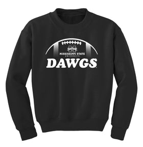 Mississippi State Bulldogs Youth Crewneck Sweatshirt - MSU Dawgs Football