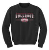 Mississippi State Bulldogs Youth Crewneck Sweatshirt - MSU Bulldogs 3-Stripe