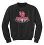 Utah Utes Youth Crewneck Sweatshirt - Spotlight Shadow Utah Utes