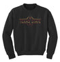 Texas State Bobcats Youth Crewneck Sweatshirt - Striped Texas State Football Laces