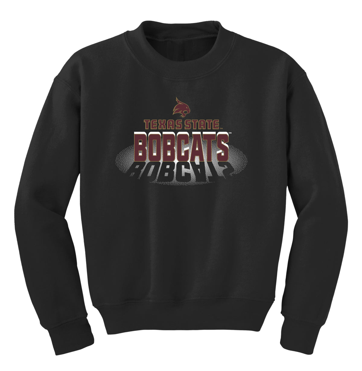 Texas State Bobcats Youth Crewneck Sweatshirt - Spotlight Bobcats