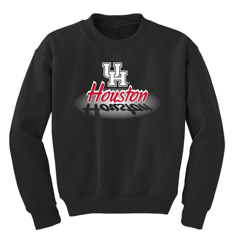 Houston Cougars Youth Crewneck Sweatshirt - Spotlight and Shadow Houston