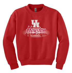 Houston Cougars Youth Crewneck Sweatshirt - Spotlight and Shadow Houston