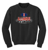 Illinois Fighting Illini Youth Crewneck Sweatshirt - Spotlight and Shadow Illinois