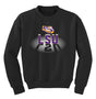 LSU Tigers Youth Crewneck Sweatshirt - Spotlight and Shadow LSU