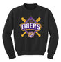LSU Tigers Youth Crewneck Sweatshirt - LSU Baseball Diamond