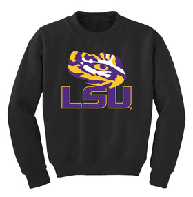 LSU Tigers Youth Crewneck Sweatshirt - Tiger Eye LSU