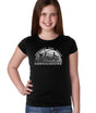 Nebraska Huskers Girls Tee Shirt - Script Nebraska Basketball