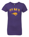 Northern Iowa Panthers Girls Tee Shirt - UNI Full Color Fade Primary Logo