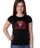 North Carolina State Wolfpack Girls Tee Shirt - NC State Basketball