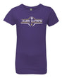 James Madison Dukes Girls Tee Shirt - Striped James Madison Football Laces