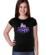 James Madison Dukes Girls Tee Shirt - Spotlight and Shadow Dukes