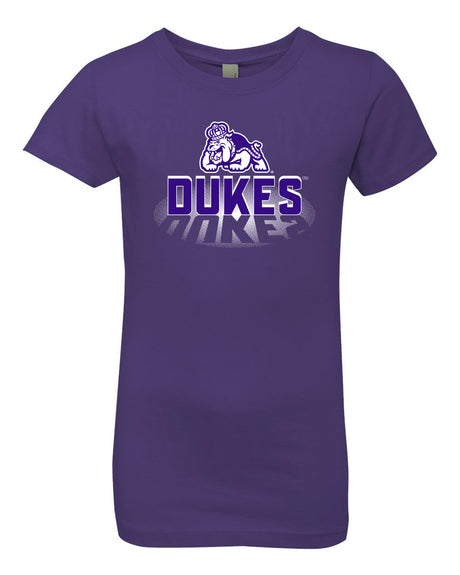 James Madison Dukes Girls Tee Shirt - Spotlight and Shadow Dukes