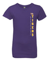 LSU Tigers Girls Tee Shirt - Vertical Louisiana State University Tigers