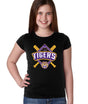 LSU Tigers Girls Tee Shirt - LSU Baseball Diamond