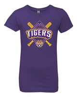 LSU Tigers Girls Tee Shirt - LSU Baseball Diamond