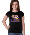 LSU Tigers Girls Tee Shirt - Tiger Eye LSU