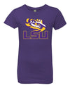 LSU Tigers Girls Tee Shirt - Tiger Eye LSU