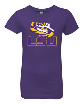 LSU Tigers Girls Tee Shirt - Tiger Eye LSU