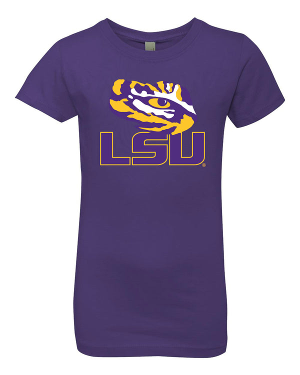 LSU Tigers Girls Tee Shirt - Tiger Eye LSU