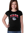 Gonzaga Bulldogs Girls Tee Shirt - Zags Full Color Fade