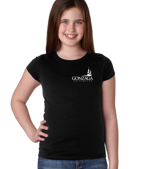 Gonzaga Bulldogs Girls Tee Shirt - Gonzaga Spires