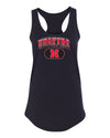 Women's Nebraska Huskers Tank Top - Full Color Huskers Fade with Block N