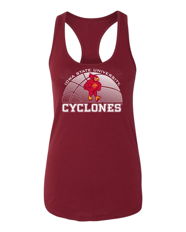 Women's Iowa State Cyclones Tank Top - Iowa State Basketball with Cy