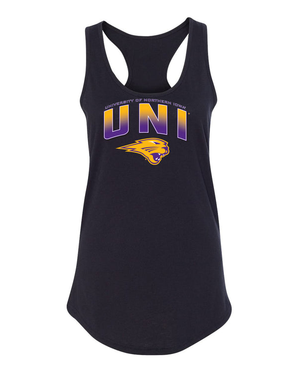 Women's Northern Iowa Panthers Tank Top - UNI Full Color Fade Primary Logo