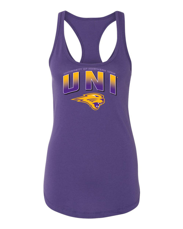 Women's Northern Iowa Panthers Tank Top - UNI Full Color Fade Primary Logo