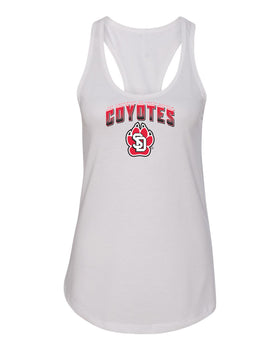 Women's South Dakota Coyotes Tank Top - Coyotes Full Color Fade Primary Logo