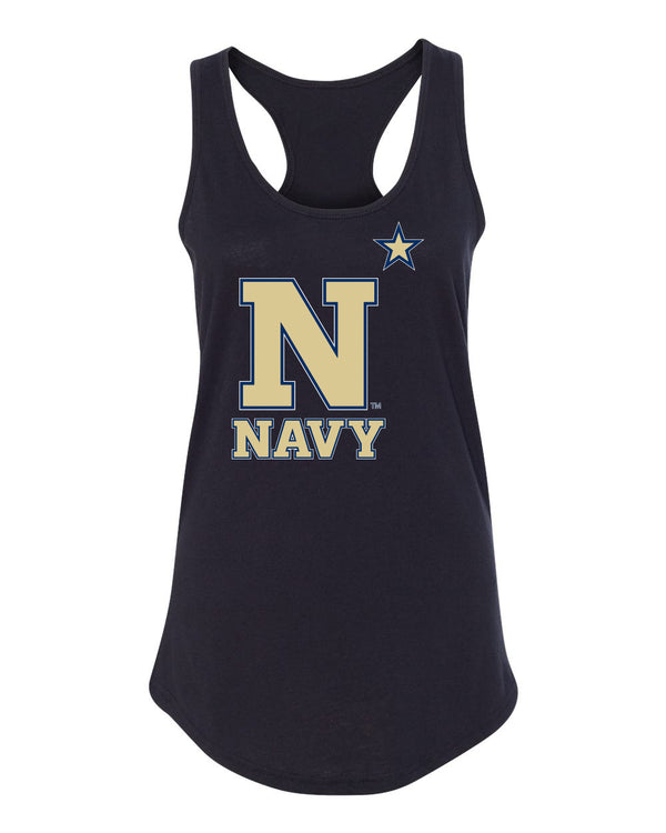 Women's Navy Midshipmen Tank Top - US Naval Academy Star Logo