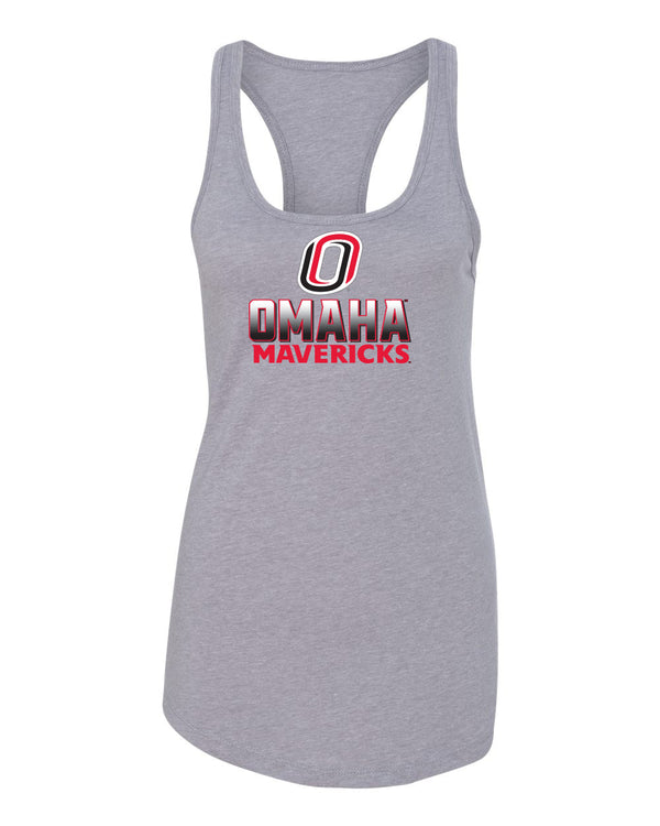 Women's Omaha Mavericks Tank Top - Full Color Fade Omaha