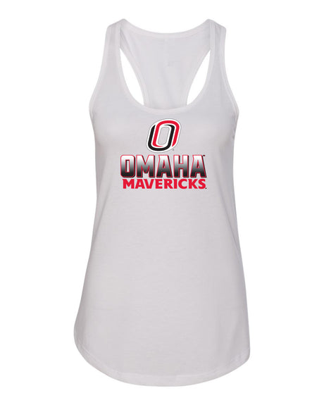 Women's Omaha Mavericks Tank Top - Full Color Fade Omaha