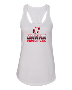 Women's Omaha Mavericks Tank Top - Full Color Fade Omaha