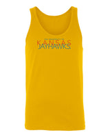 Women's Kansas Jayhawks Tank Top - Overlapping University of Kansas Jayhawks